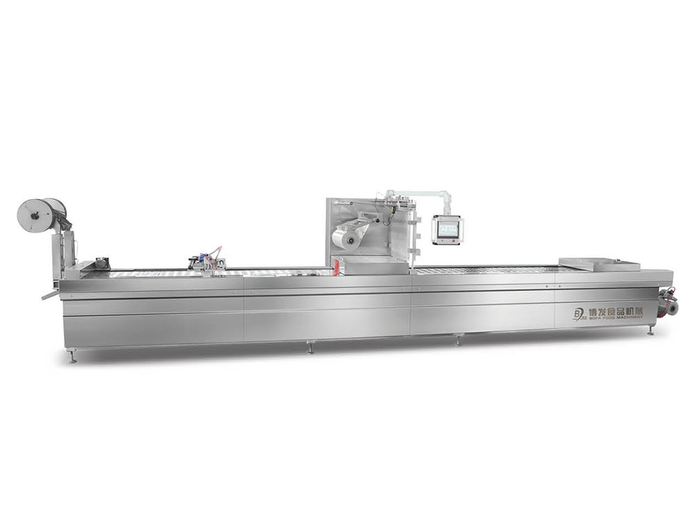 DLZ-420/520 Computer Fully Automatic Double-sided Forming and Stretching Vacuum Packaging Machine (Special for Marinated Eggs)